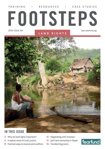 Footsteps 105: Land rights (English) (Pack of 10)