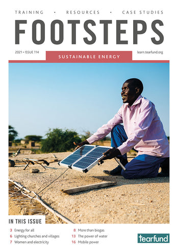 Footsteps 114: Sustainable energy (English) (Pack of 10)