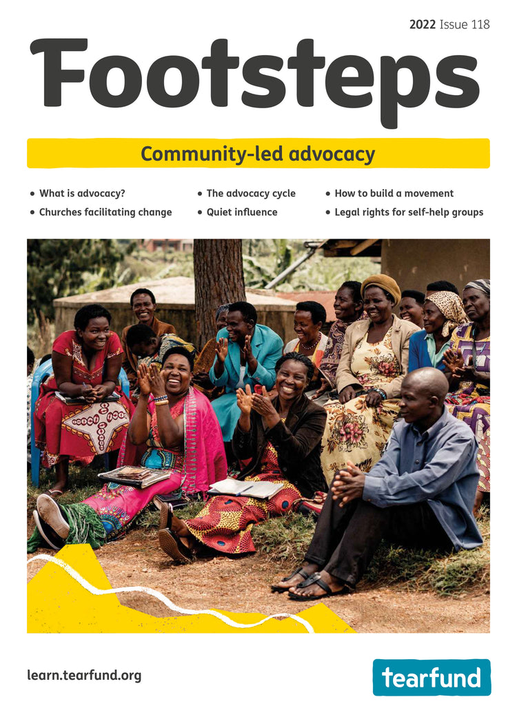 Footsteps 118: Community-led advocacy (English) (Pack of 10)