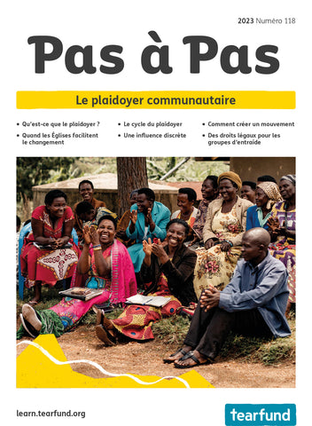Footsteps 118: Community-led advocacy (French) (Pack of 10)
