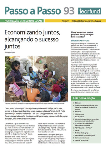 Footsteps 93: Mobilising local resources (Portuguese)
