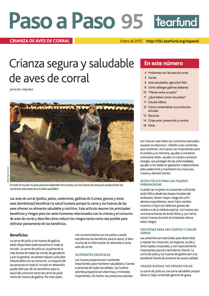 Footsteps 95: Poultry keeping (Spanish)