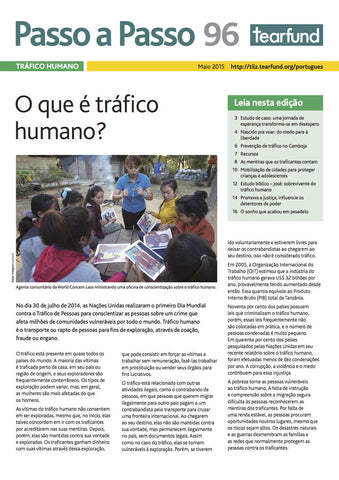 Footsteps 96: Human trafficking (Portuguese)