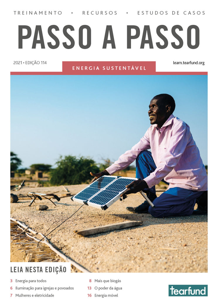 Paso a Paso  114: Energia Sostenible (portugués) (Paquete de 10 números)